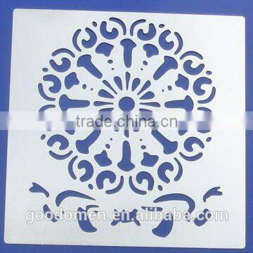 Christmas card with metal hanging ornament