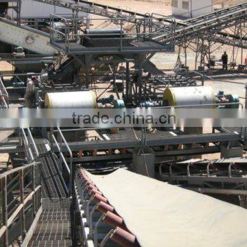 Magnetite Iron Ore Machinery Drum Separator with Belt