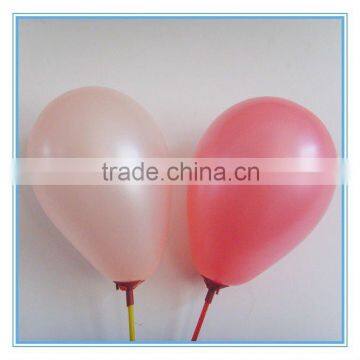 Small metallic flat round latex ballon