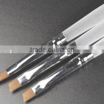 3pcs Gel Acrylic Nail Art Brushes Builder Brush Pen Design