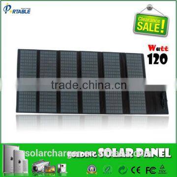 Big Power Folding Solar Sun Panel 120w for Big Battery Charging photo-2