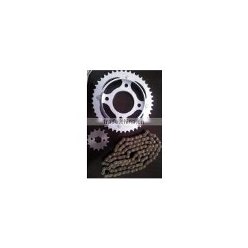 motorcycle sprocket and chain TITAN 00 44T-14T 428 116L