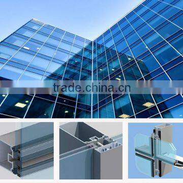 top grade Aluminium profiles for glass curtain wall