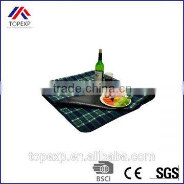 Pocket Picnic Blanket Polar Fleece Blanket For Travel photo-3