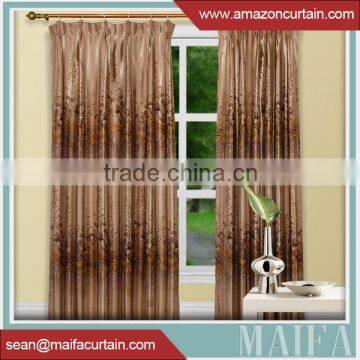 2016 Newest Curtain Design100% Polyester Sheer Raw Silk Fabric for Curtains