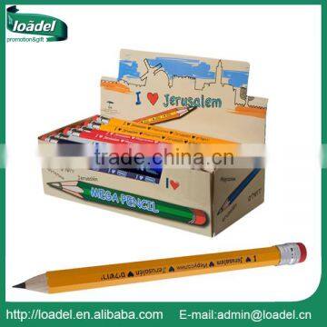 Promotion giant pencil eraser with jumbo pencil