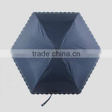 High Quality J-hook Customer LOGO 3 Folding Umbrella photo-6