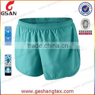 Polyester Spandex 4 Way Stretch Running Short photo-3
