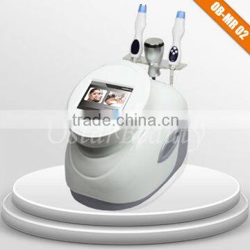 NEW 3 in 1 powerful microneedle fractional rf cavitation skin cooling machine