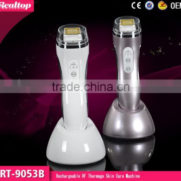 New Product!!! Facial RF Skin Tightening Machine, Mini rf Wrinkle Removal Led Light Facial Machine