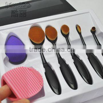 Beauty Professional Top Selling Fashion Promotion Portable Cosmetics 5Pcs Makeup Brush Kit