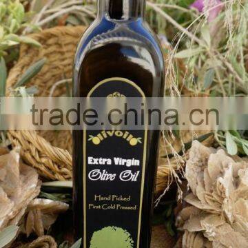 Premium Quality Extra Virgin Olive Oil. Pure Natural Olive Oil with ISO9001 Certification. 500 ml Marasca Bottle