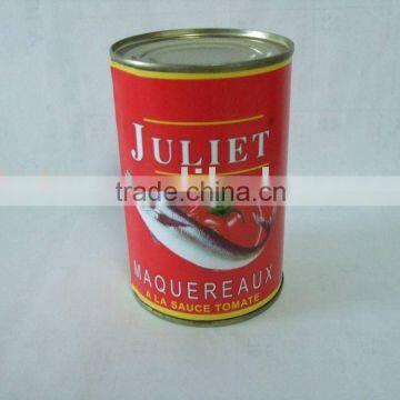 canned mackerel in natural oil