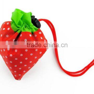 Reusable Shopping Tote Bag - Folded Into a Strawberry photo-4