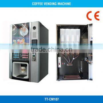 2017 New Design Instant Coffee and Tea Vending Machine, CE, 1600W, 150W, 8 Drinks, Hot and Cold, TT-CM107