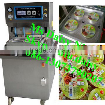 commercial snack box sealing machine/food plastic wrap sealing machine/vacuum food disposable bowl sealing machine