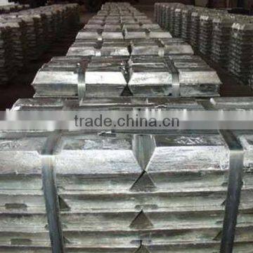 2015 High Purity and Factory Price Zinc Ingot 99.995%