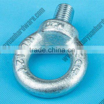 China Factory Price Drop Forged Galvanized Eye Bolt and Nut with Screw