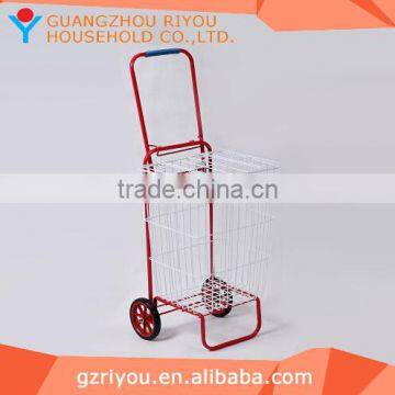 2015 Wholesale steel shopping trolley cart