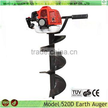 Garden Tools Handle Post Soil Digger 52cc gear gasoline soil auger