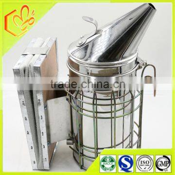 Chinese bee equipment stainless steel bee smoker with best quality from beekeeping factory
