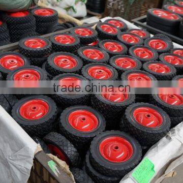 Solid Rubber Wheel/plastic Rubber Wheel/rubber Rubber Wheel/ Ruled Rubber Lawnmower Lawn Push Mower Wheel 5+ Inch Diameter photo-5