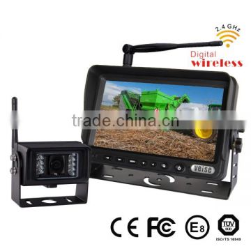 7 inch dual cameras wireless camera system