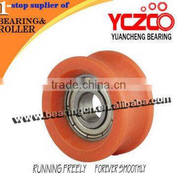 Small nylon roller with carbon bearing/wardrobe door pulley wheel