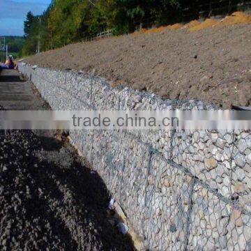 different types woven mesh gabion 20 years factory &free sample supply