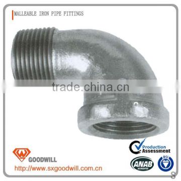 galvanized pipe fitting and names pipe fittings