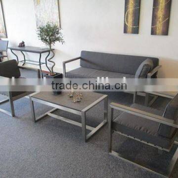 Stainless steel sofa set, garden furniture