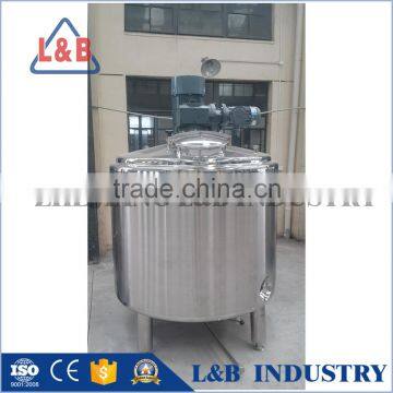 oil/electrically heated vacuum mixing tank