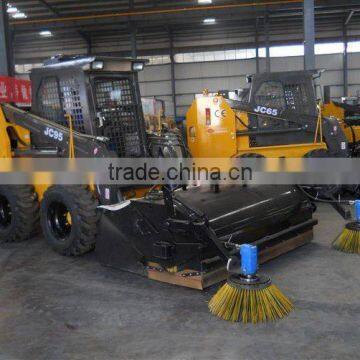 China Mini/Small skid steer Sweeper with self-developed technology (0.7T 0.36 capacity CE approved)