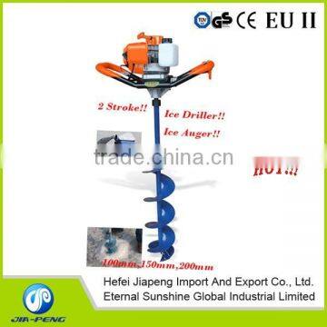 Ice driller or ice auger or ice digger and ice hole digger with different drill size