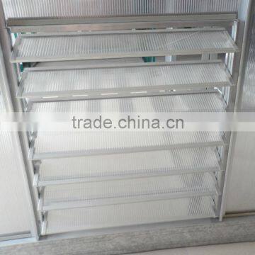 Side manual metal louver window for greenhouse ventilation HX-L165-1