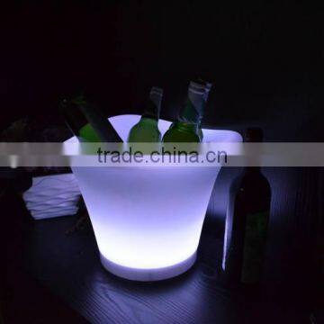 RGB Multi Color Changing Illuminated Led Ice Bucket Standing Cooler for Party