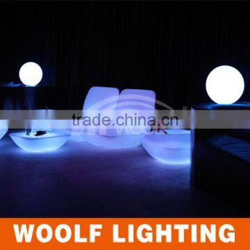 Modern Indoor and Outdoor Hotel and Bar Used Leisure LED Light Up Sofa Furniture photo-6