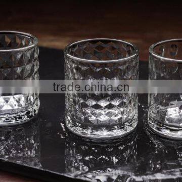 2017 New arrival Round candle holder 6OZ glass cup