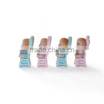 Handmade Little Resin Baby Figurines for Baby Gifts photo-3