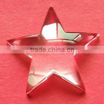 unique clear cristal star paperweight