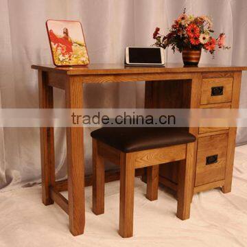 Modern Design Home Furniture Solid Wooden Study Desk, Pine Study Table Study Computer Table Desk Cabinet photo-4