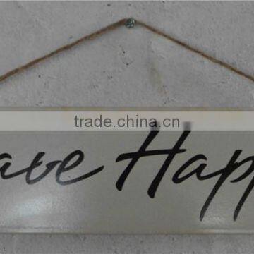 2016 Custom Antique French Metal Hanging Door Signs