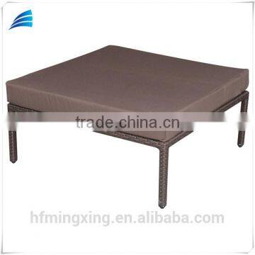 6-piece Outdoor Patio Resin Wicker Half-moon Shape Sectional Sofa Furniture Set photo-5