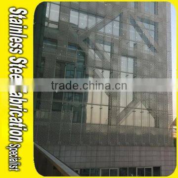 304 Stainless Steel Decorative Exterior Perporated Wall Panel