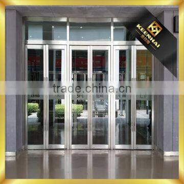 High Quality Commercial Glass Door Frame Stainless Steel Door Design