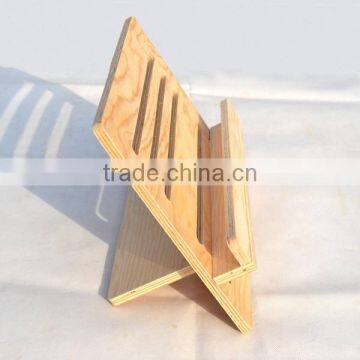 Eco-Friendly Bamboo Wood Holder, Collapsible Computer Stand photo-3
