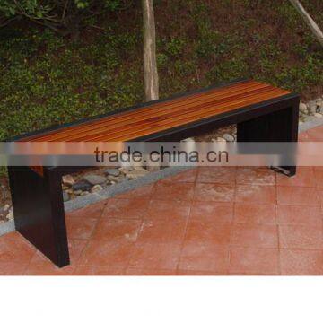 Backless Wooden Garden Bench For Sale photo-4