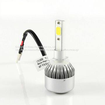 Car Accessories C6 880 881 H27 Cob 30W/Bulb(60W/Set) 6400lm/set(3200lm/b LED COB H7 LED Headlight Bulbs Hi/Lo photo-2