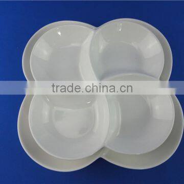 4 Compartment Fruit Plates Porcelain Material photo-6
