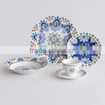 20pcs ceramic dinnerware set with decal